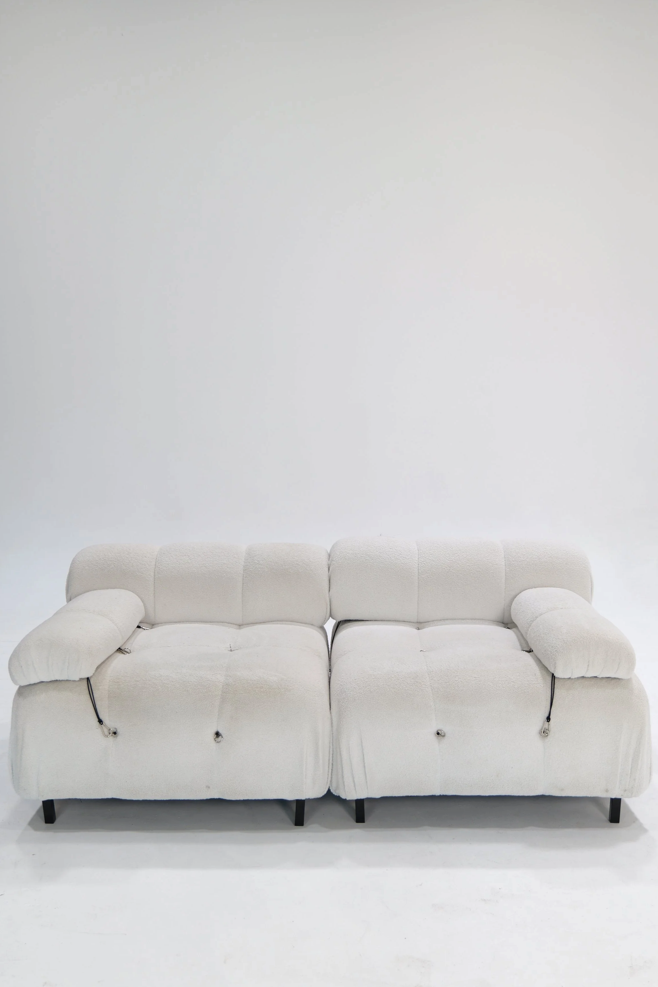 White Boucle Lounge