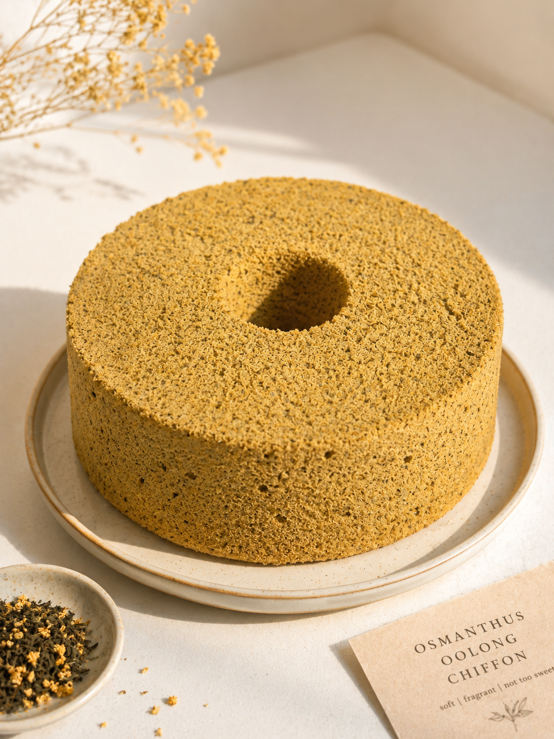 Osmanthus Oolong Chiffon Cake