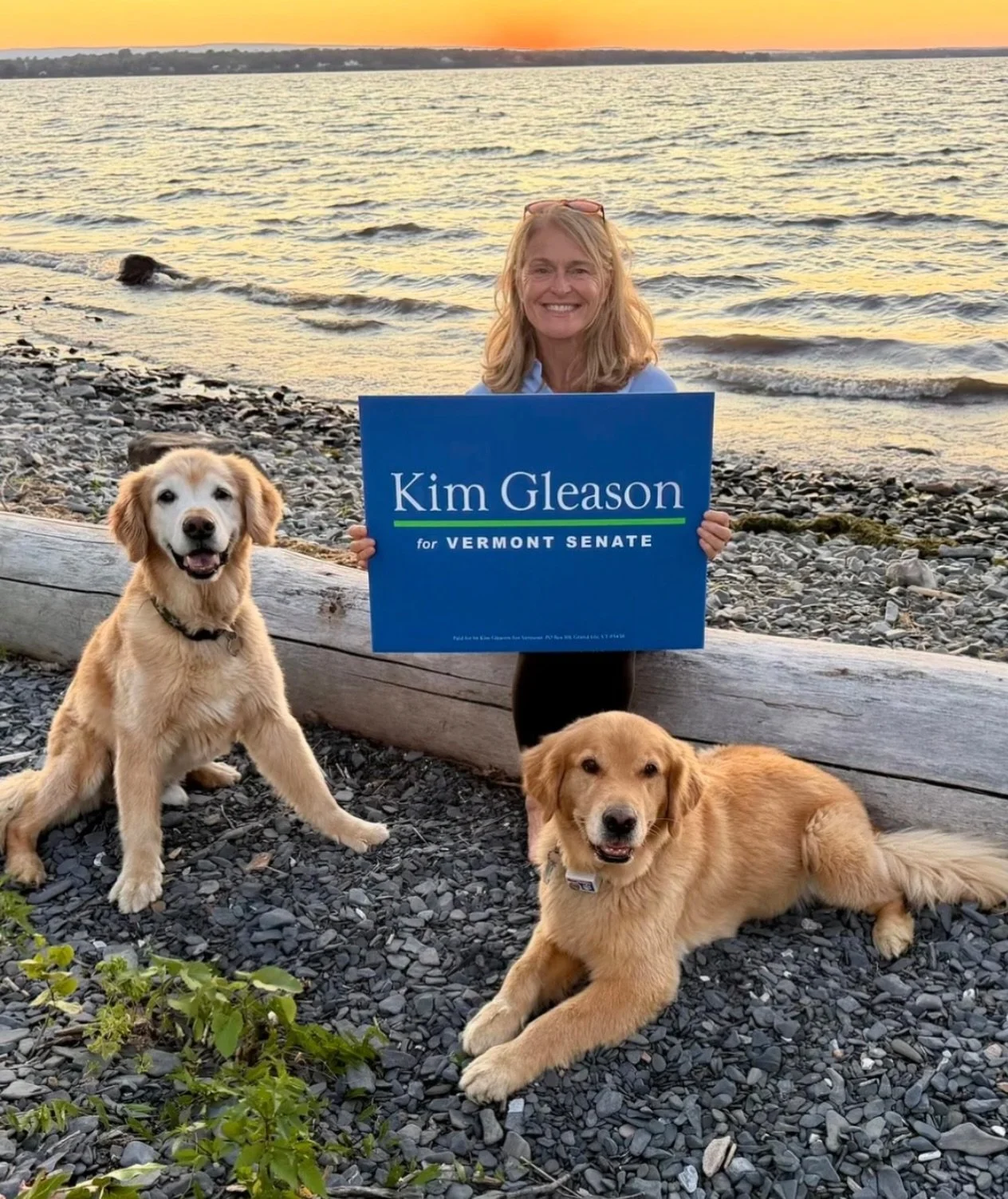⭐️ Do you live in Colchester, South Hero, Grand Isle, North Hero or Isle La Motte? 

⭐️ Want to publicly show your support for my campaign? 

⭐️ Host a lawn sign in your yard from now until November 3! 

Comment below, direct message me, or email me 
