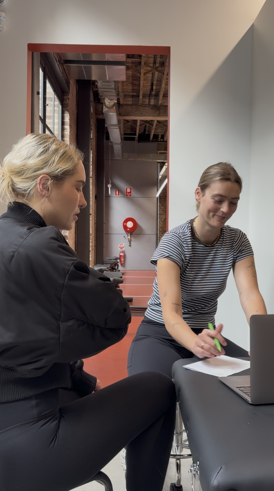 physio and patient in consult