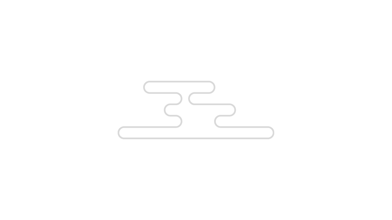 Grey image line art iconography of a Japanese cloud.