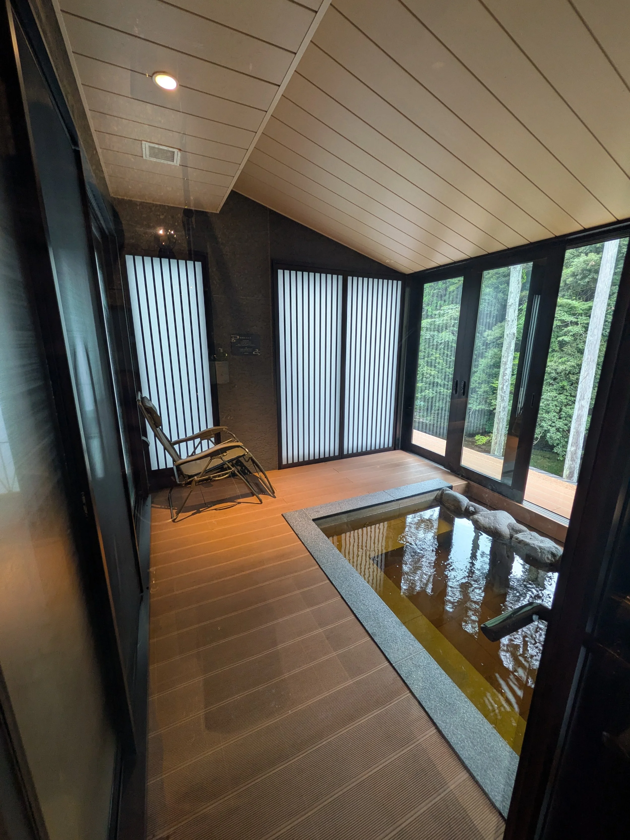 A modern private Japanese onsen