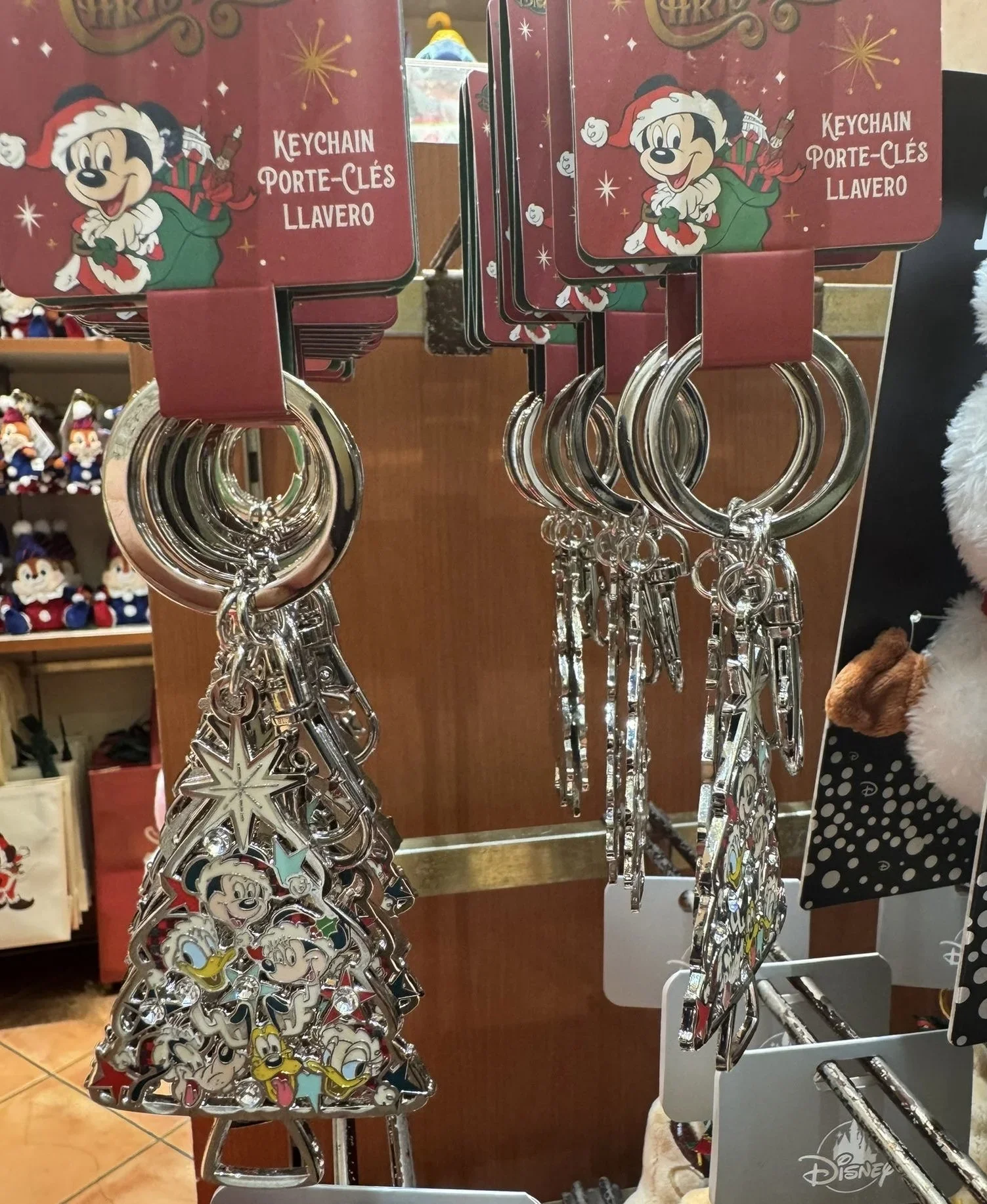 DIsney character key rings.