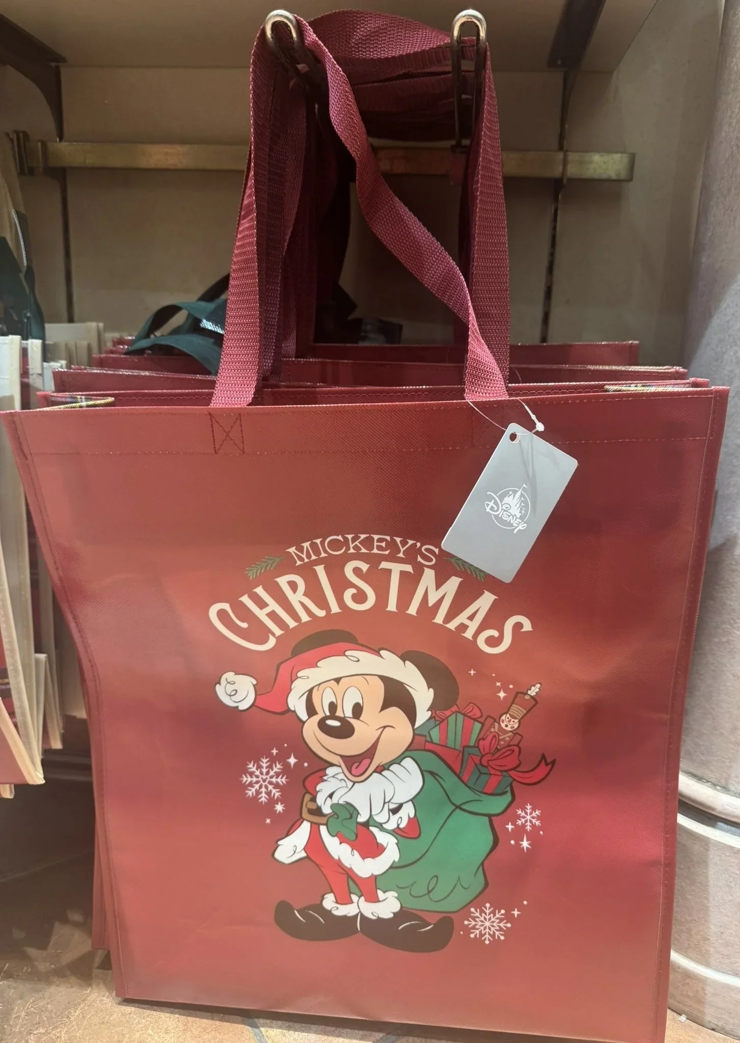 Santa mickey disney ecobag.