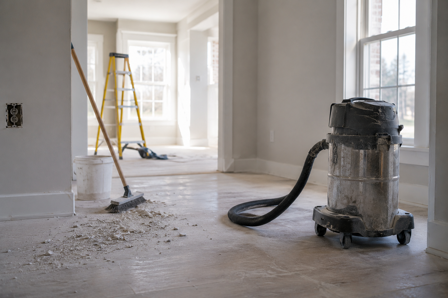 Post-construction cleaning service with renovation debris cleanup in Nanaimo