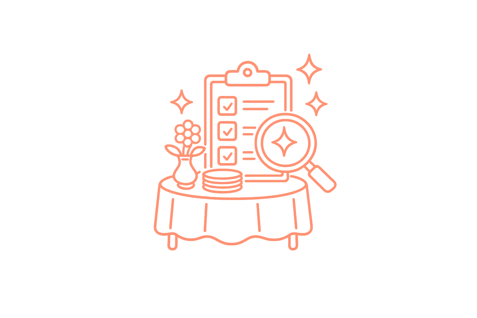 Event setup and cleanup services icon.