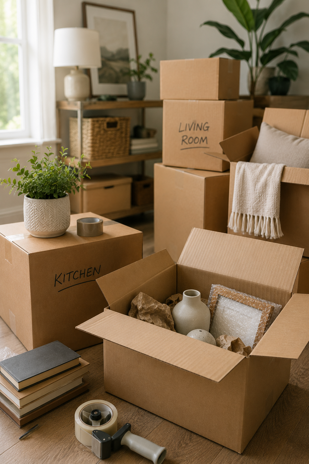 Packing and unpacking lifestyle service for home organization in Nanaimo