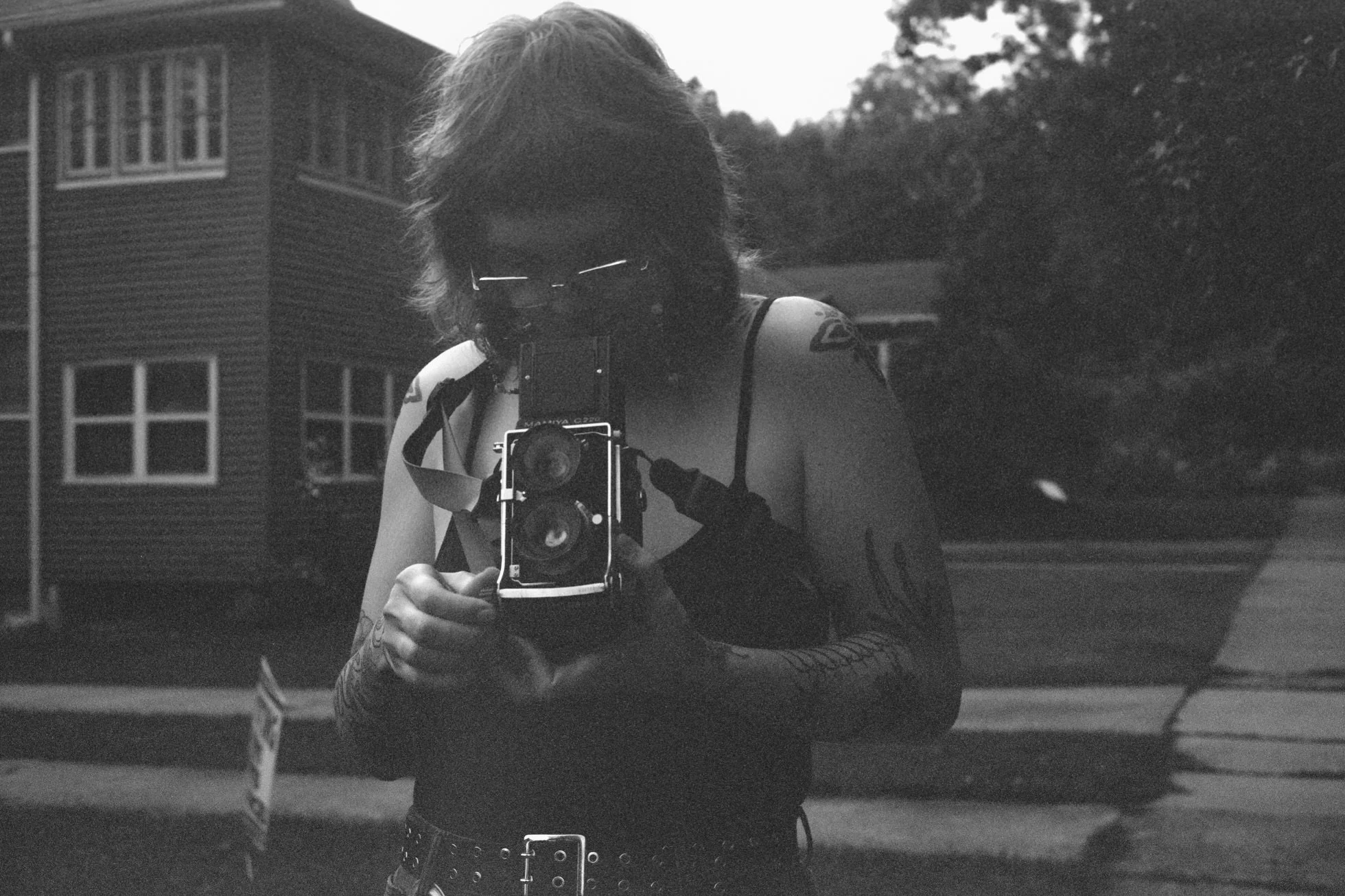 some bulk loaded infrared film from @jackcamrey except i don&rsquo;t own an r72 filter so it&rsquo;s just some crispy high contrast b&amp;w 

🗓️august 2026 
🎞️ #rolleiinfrared400
📷 #minoltahimatic7 
🧪 kodak xtol 1+1 ~ self dev &amp; scan
