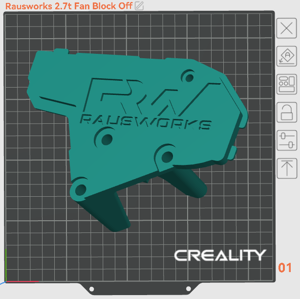Clutch Fan Blockoff - 2.7T