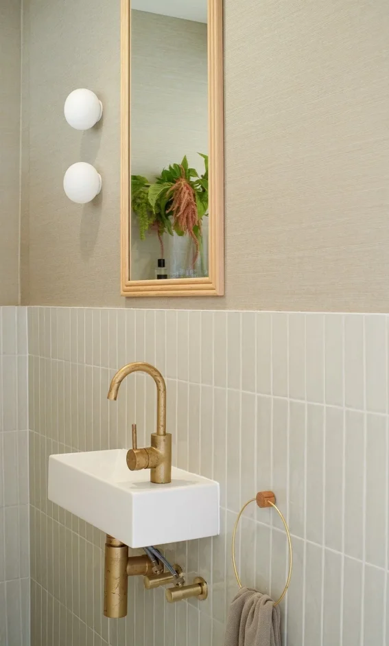 Willow House KCreative Interiors Bathroom Sink Gold Tap .webp