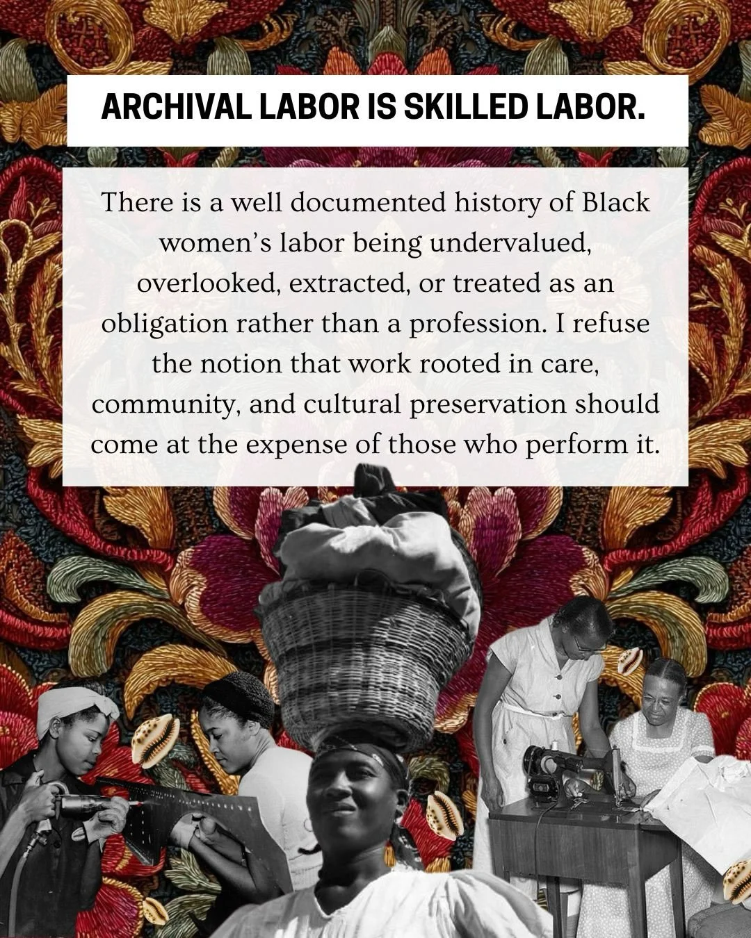 &ldquo;Black women are frequently asked to spin straw into gold at great expense to themselves for some greater good which they may or may not live to see or be widely remembered for.&rdquo; - Kayla T. Jackson, a Black women archivist at the Hallie Q