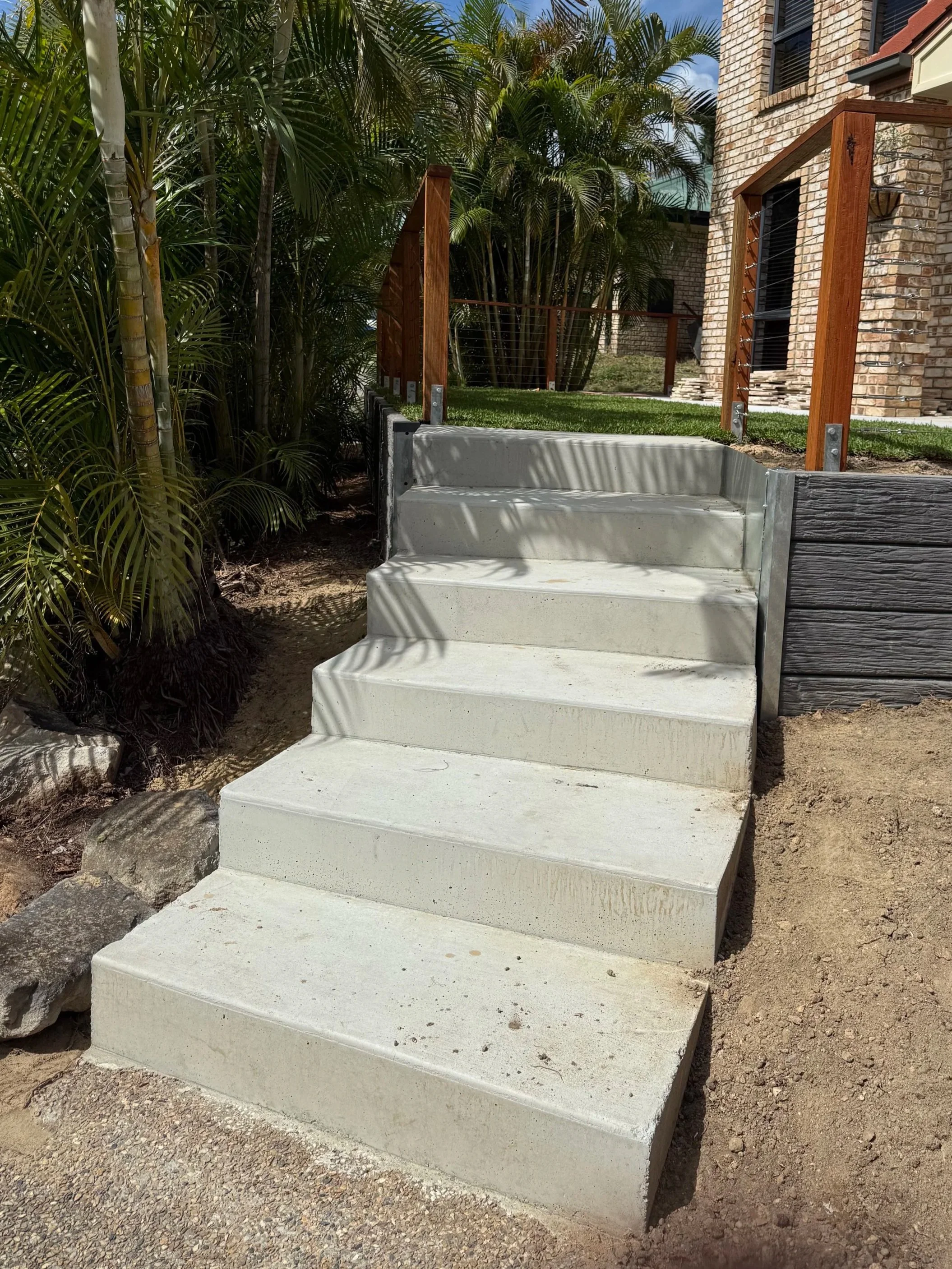 concrete staircase