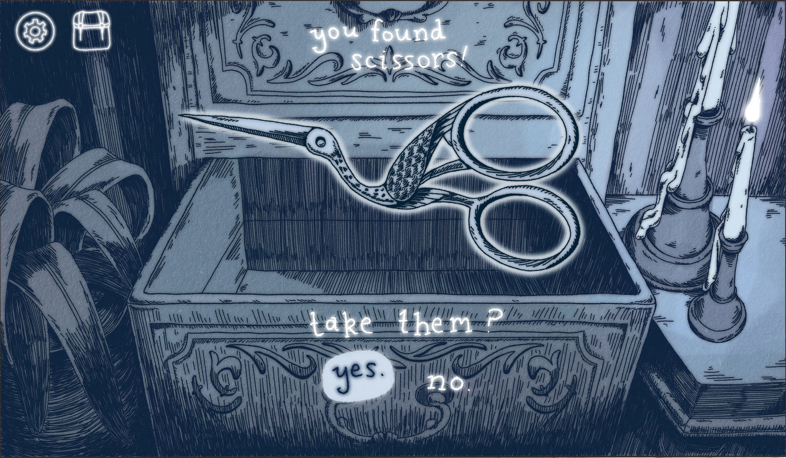 You Found Scissors!