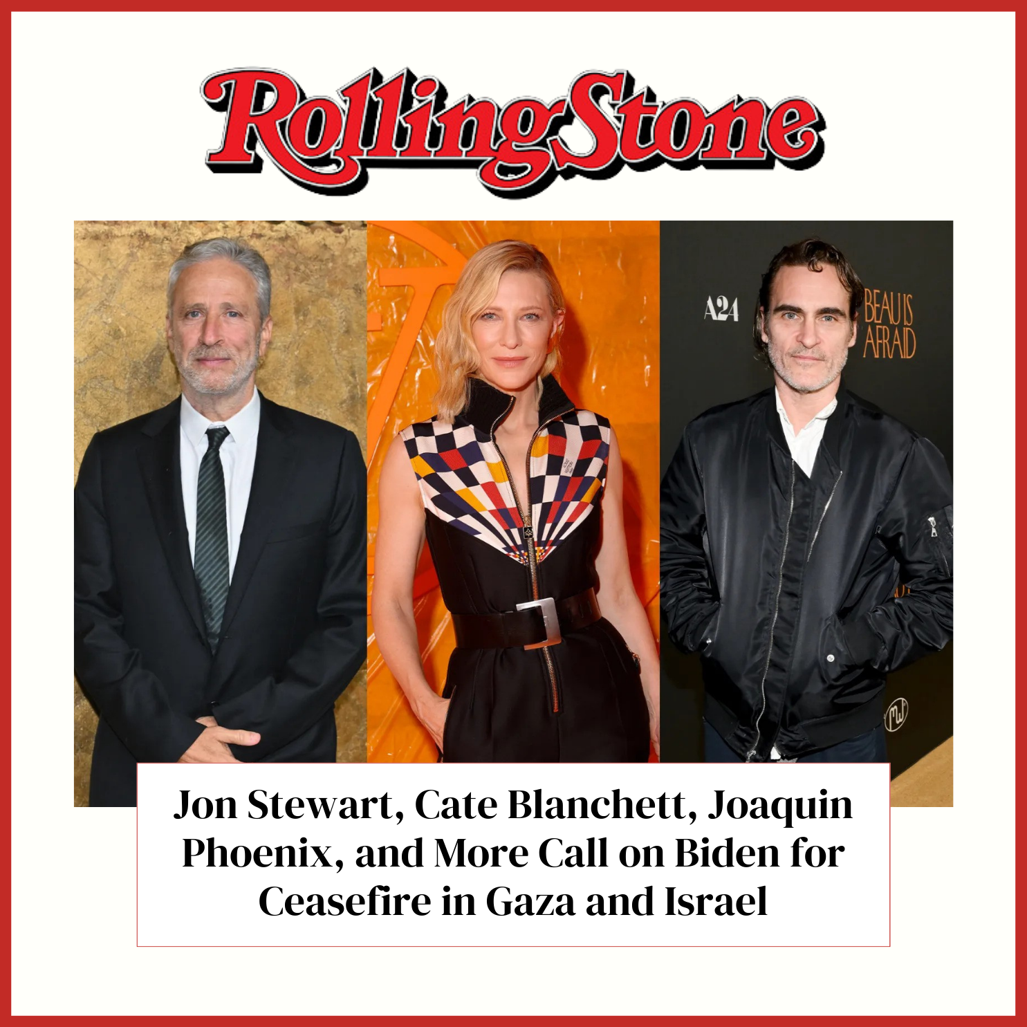 Rolling Stone, Artists 4 ceasefire
