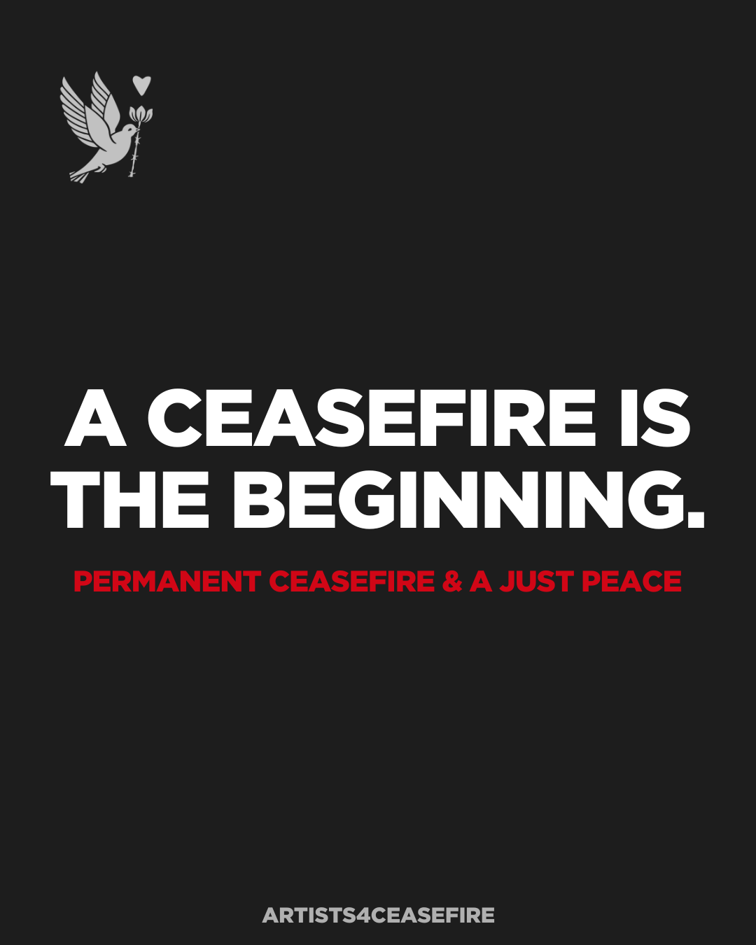 A Ceasefire is the Beginning