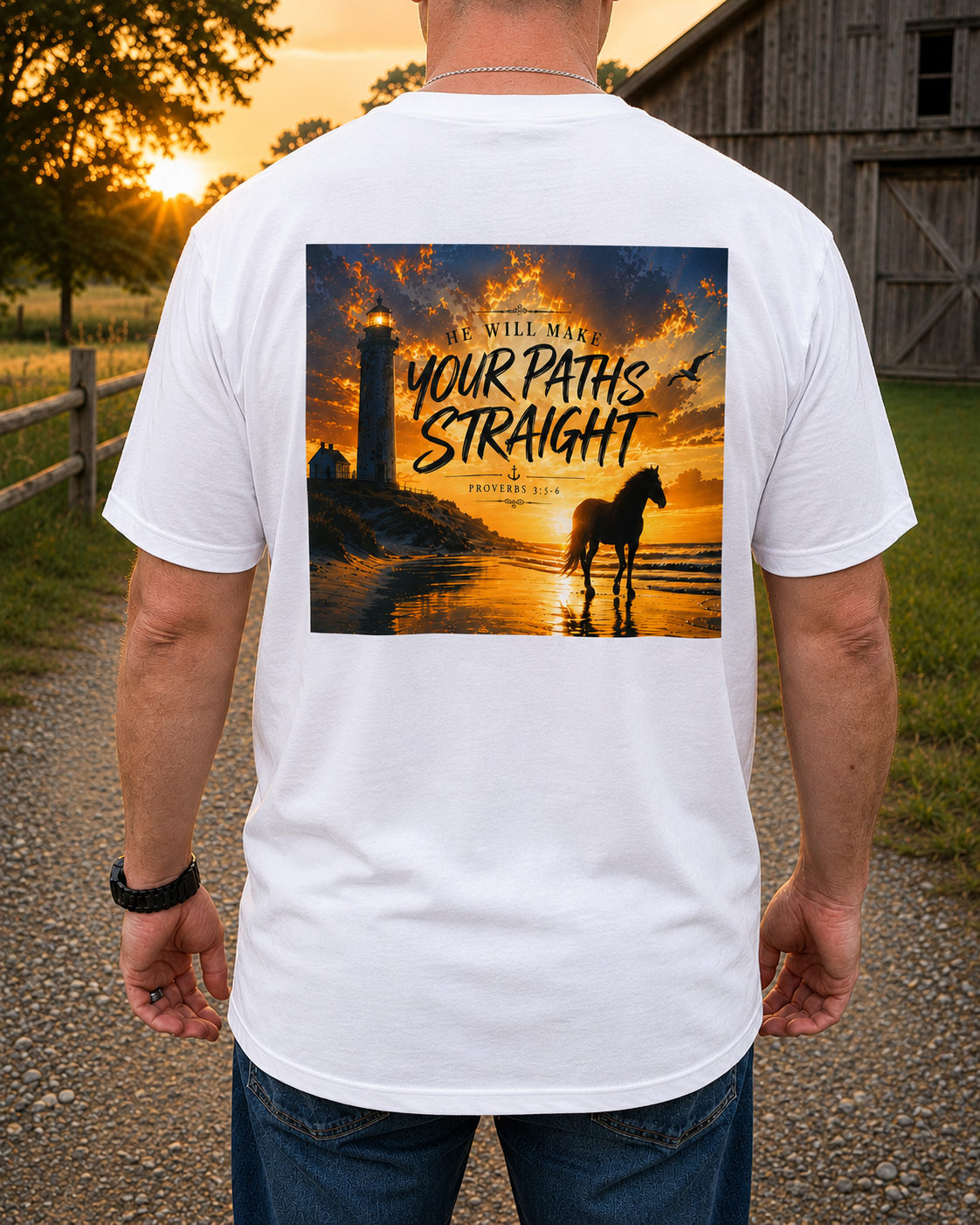 Straight Paths Tee