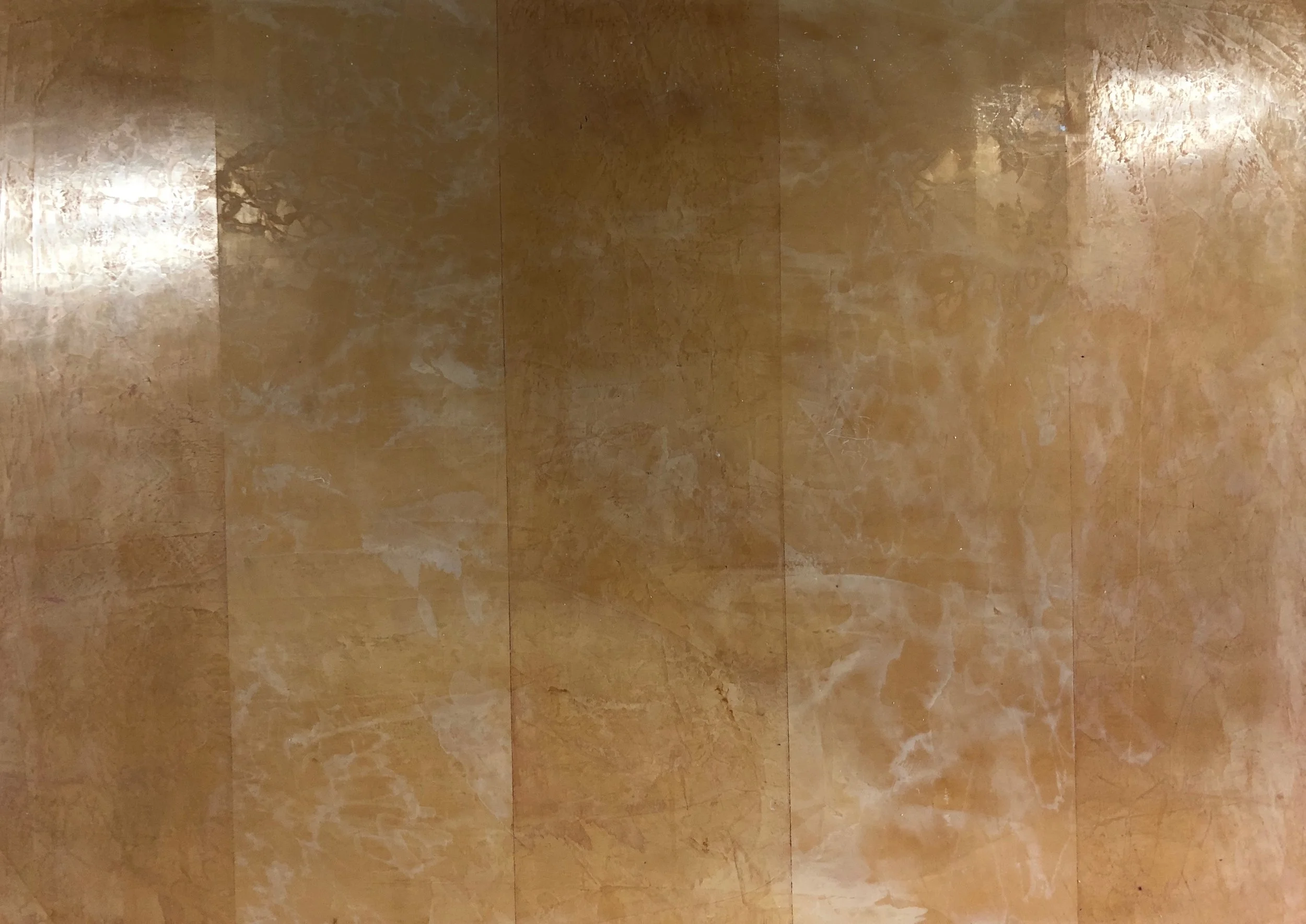 LUXURY END HOME INTERIOR VENETIAN PLASTER GOLD SHINE FINISH