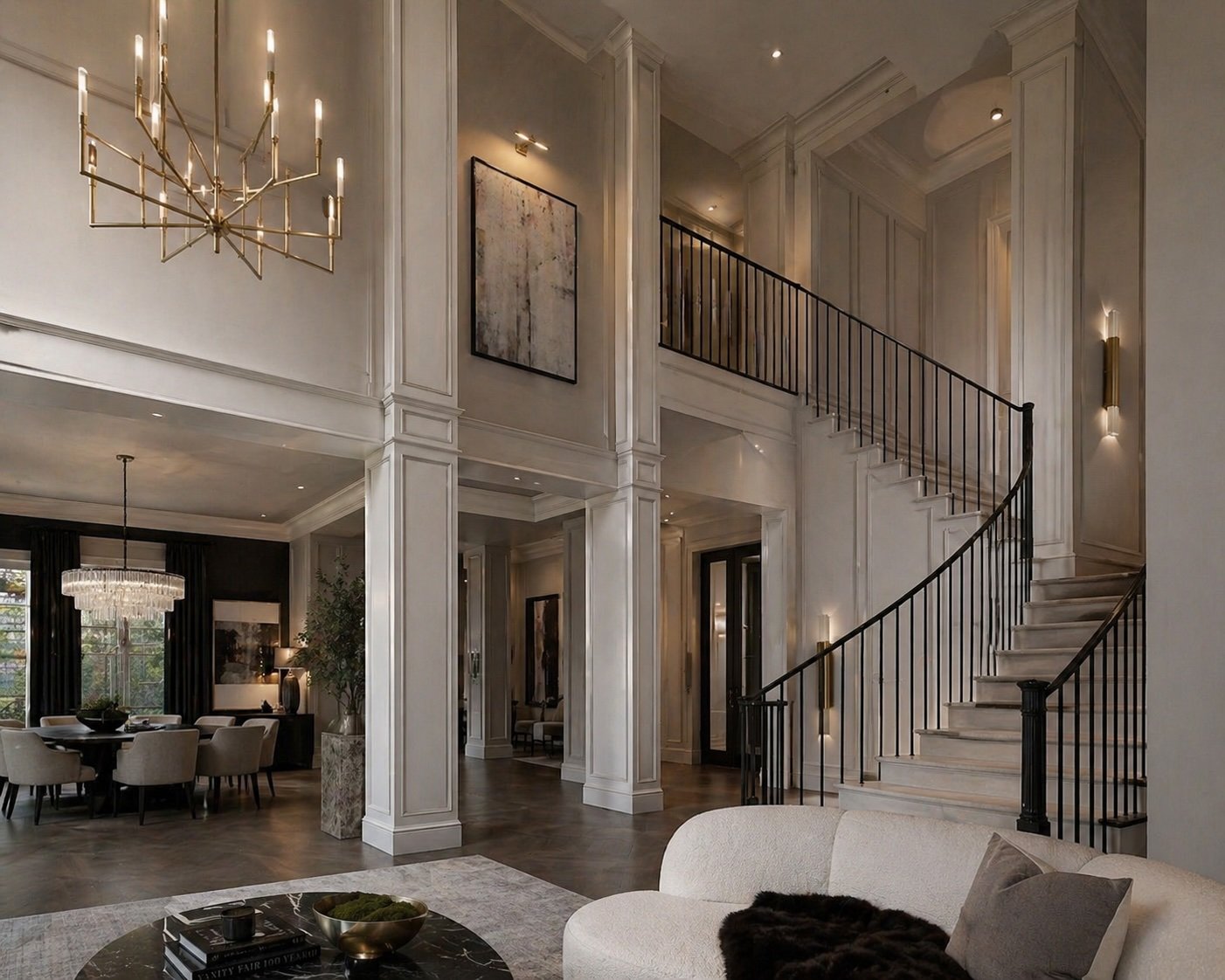 INTERIOR WALL PAINTING LUXURY HOME MIAMI NYC NEW JERSEY FINE FINISHES