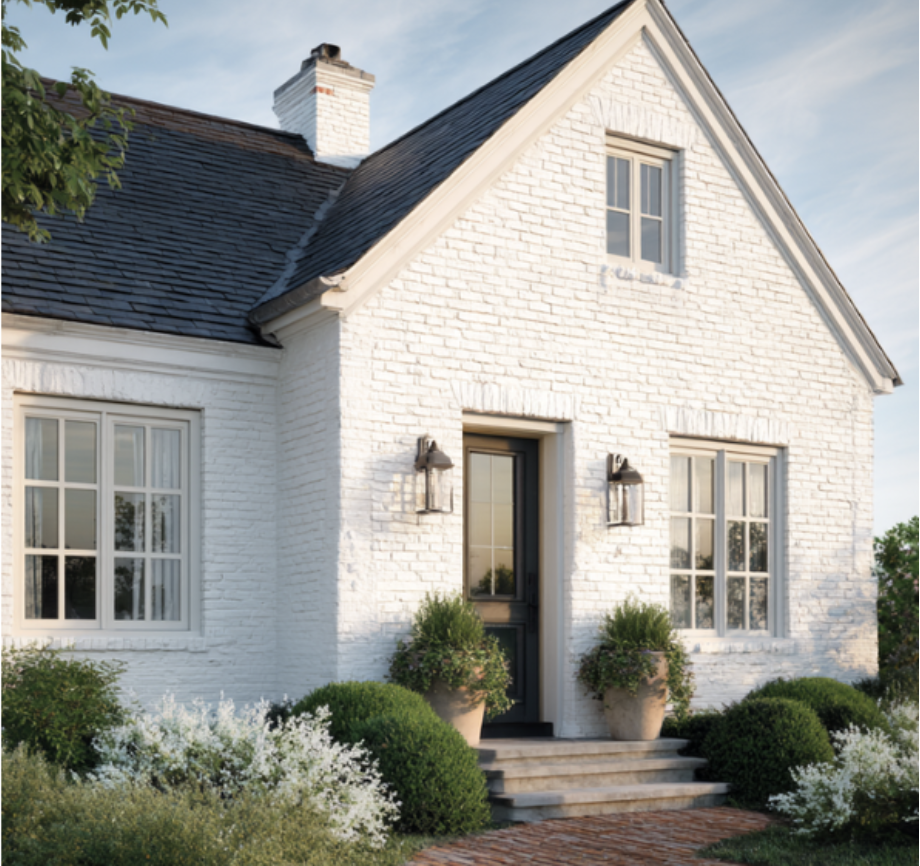 exterior brick home painting luxury home hamptons new york