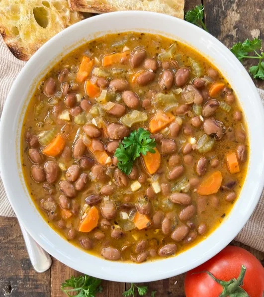heartwarming pinto bean soup