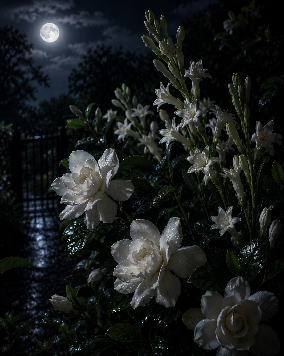 Moonlit Gardenia