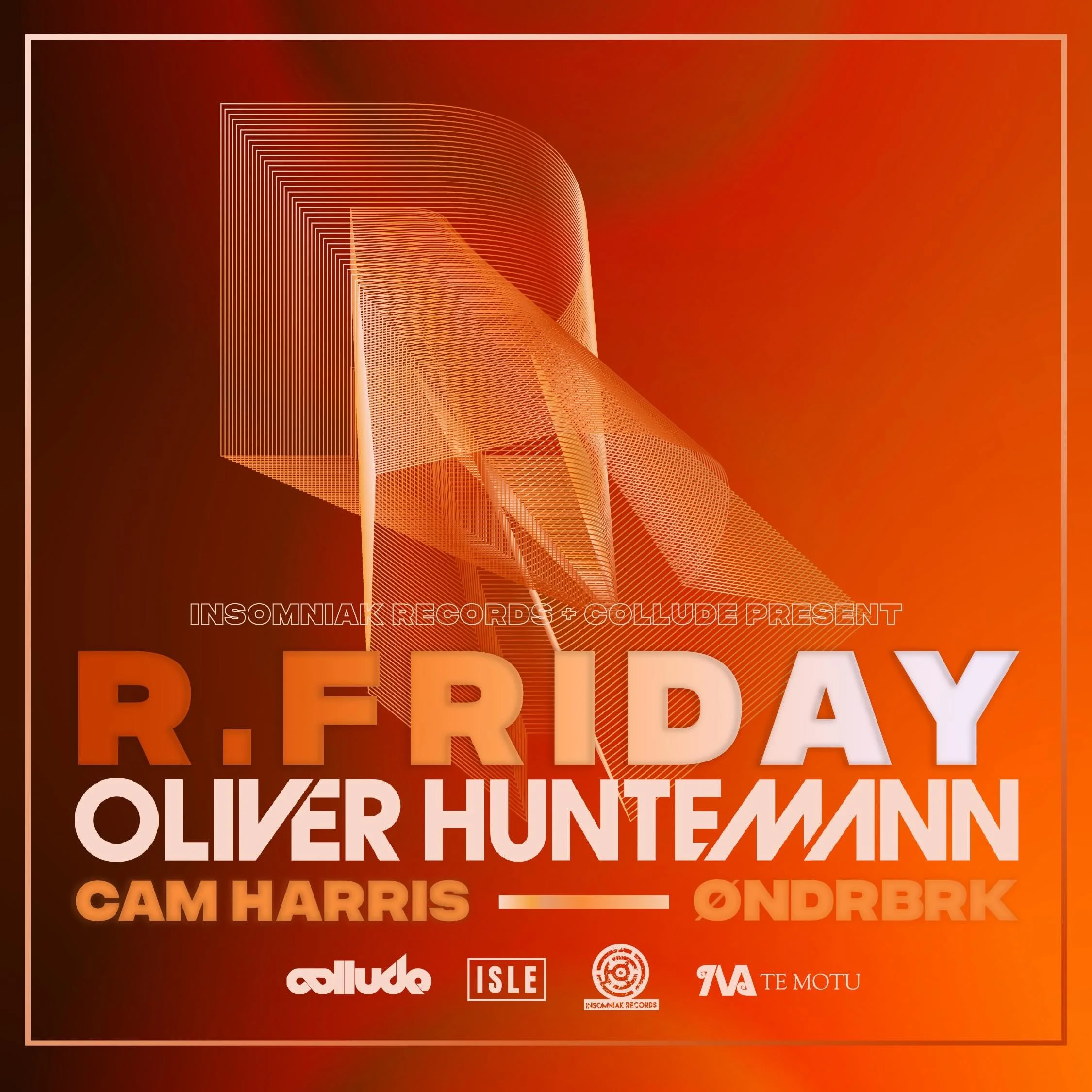 R-Friday &mdash; Oliver Huntemann | Special Edition

@collude_nz &amp; @insomniak_records join forces to bring one of Germany&rsquo;s most respected techno exports, Oliver Huntemann, to Te Motu Vineyard on Waiheke Island.

Expect an open-air afternoo