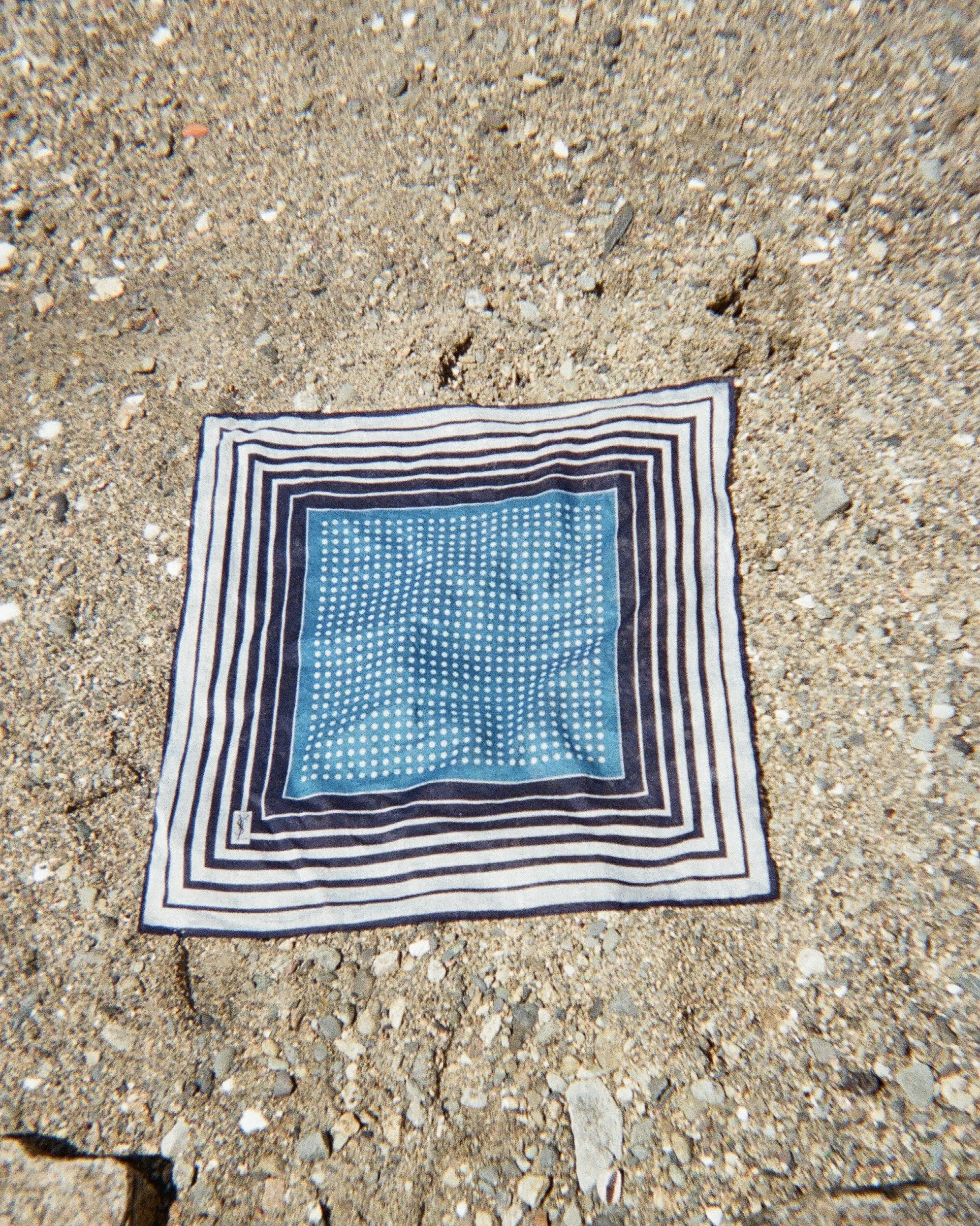 Yves Saint Laurent Striped Scarf