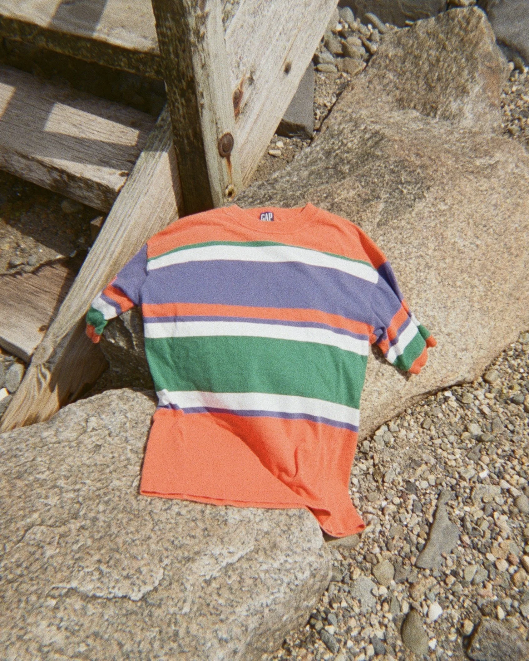Vintage Gap Striped Tee (Size S)