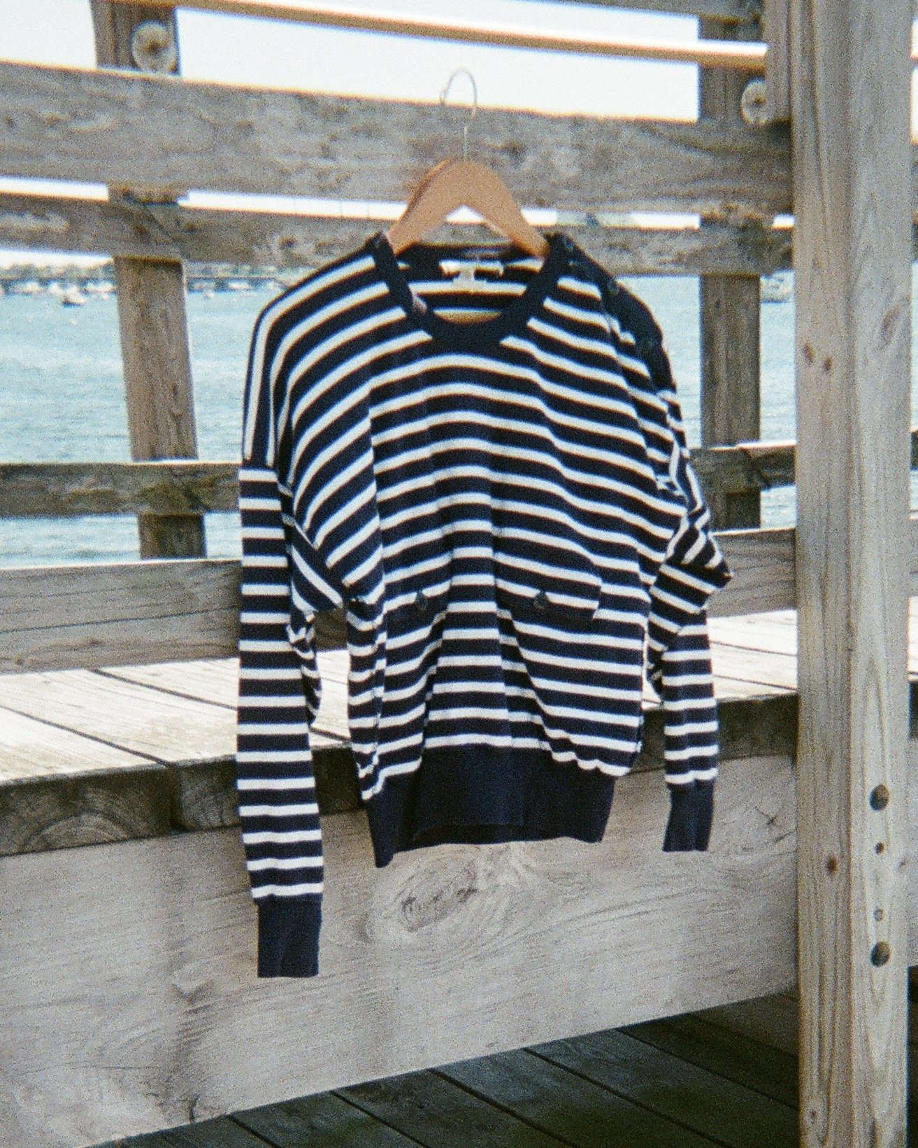 Sonia Rykiel Striped Sweatshirt (Size S)