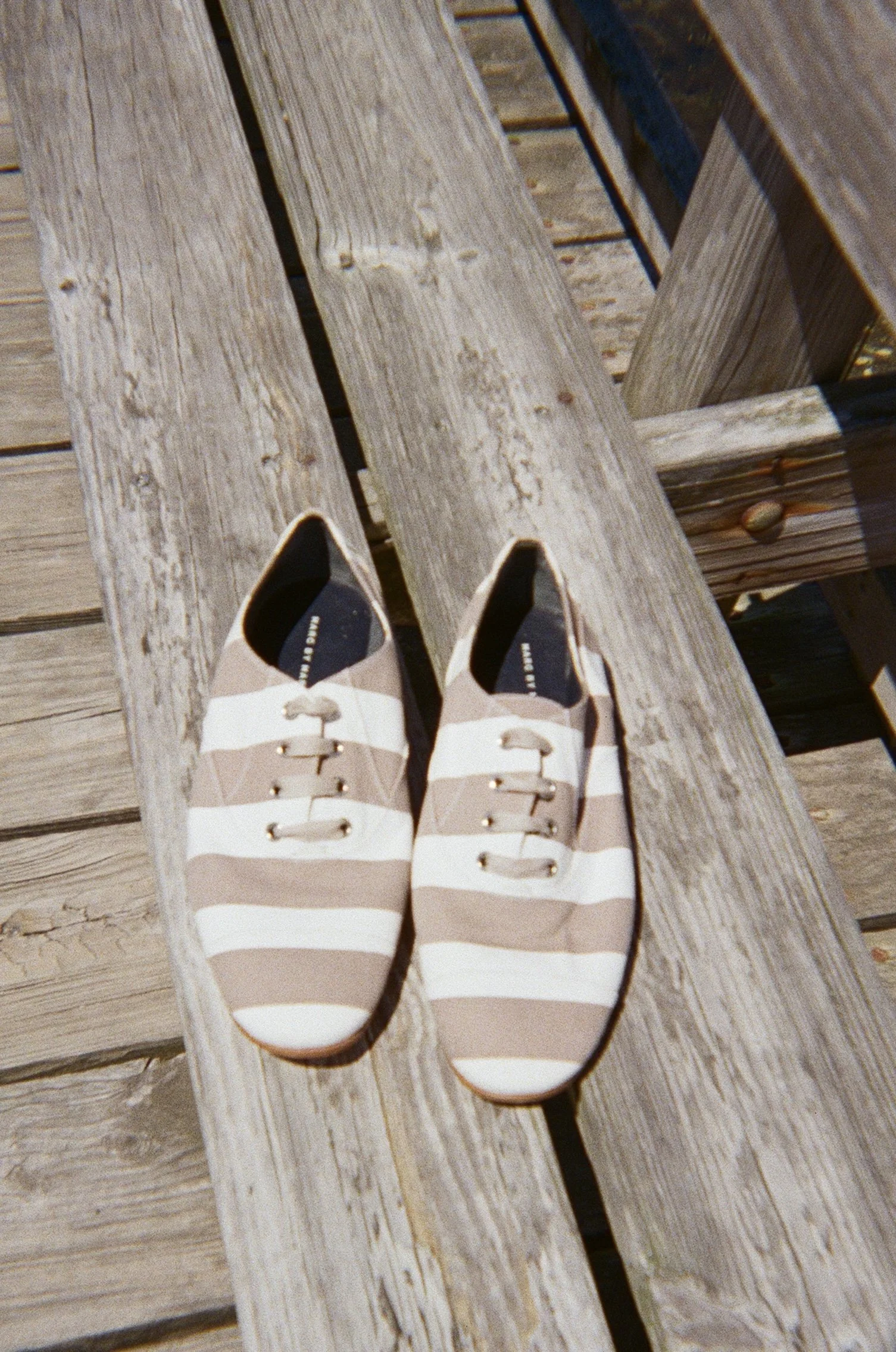 Marc by Marc Jacobs Striped Canvas Oxfords (size 8.5)