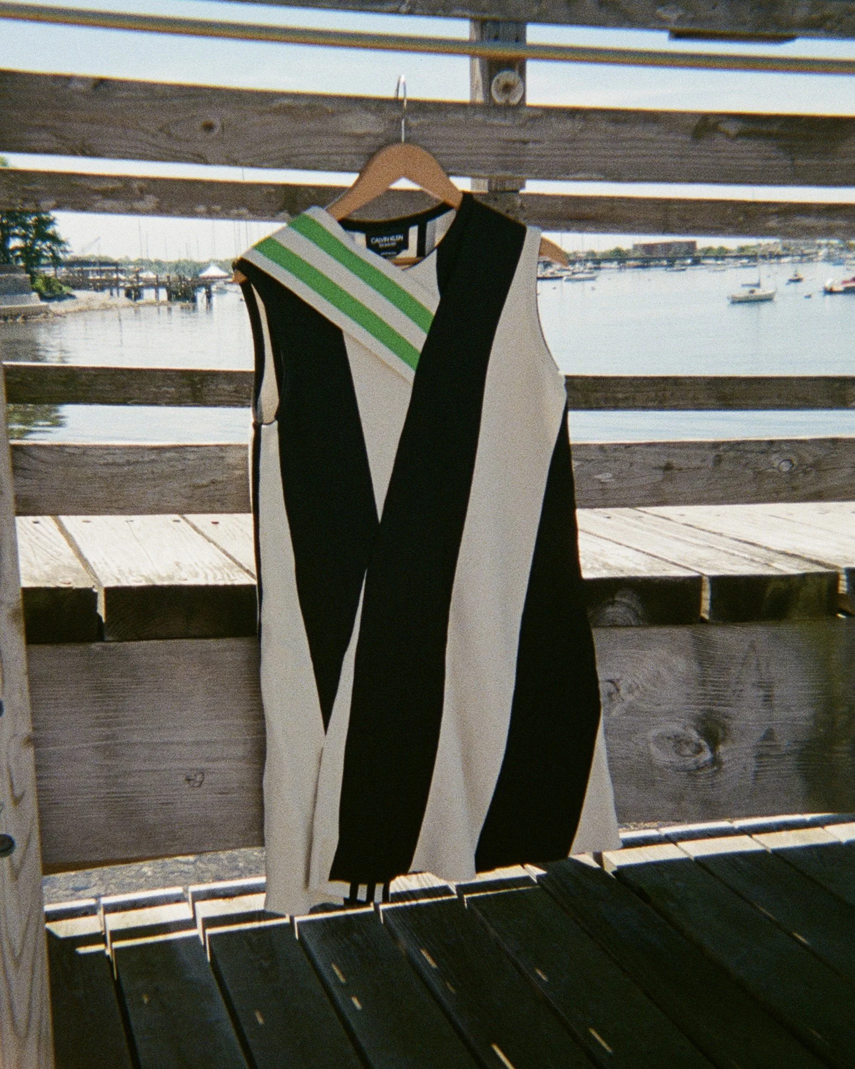 Calvin Klein 205W39St Striped Dress (size M)