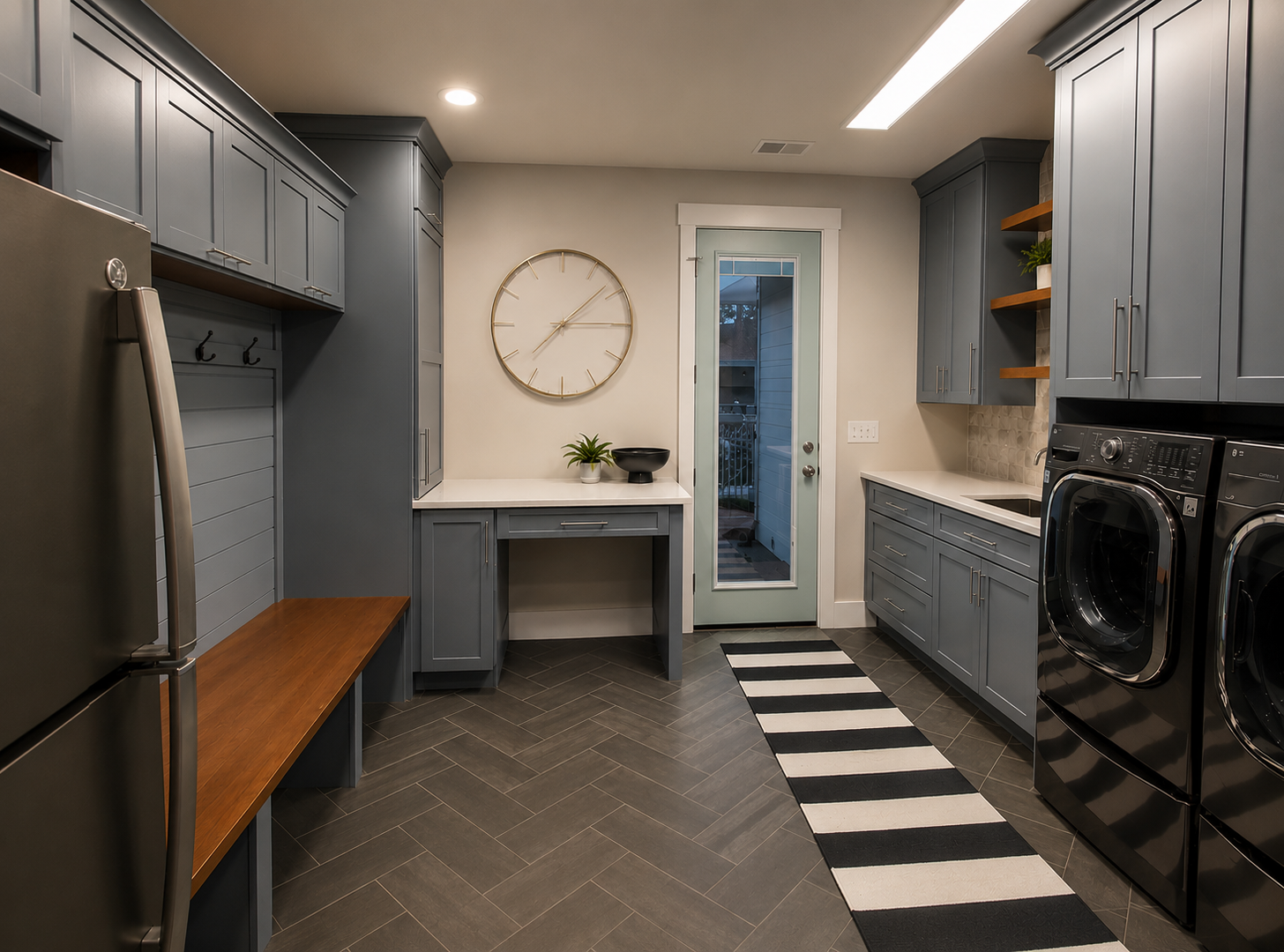 Before & After Mudroom Laundry Refresh