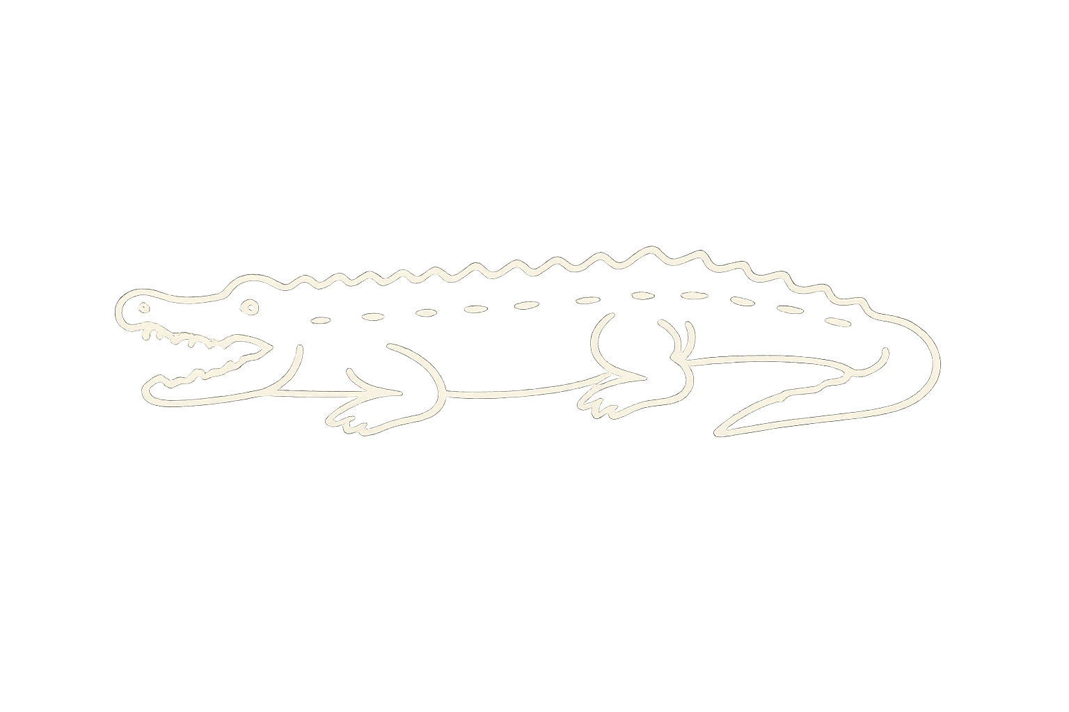 Nile crocodile icon