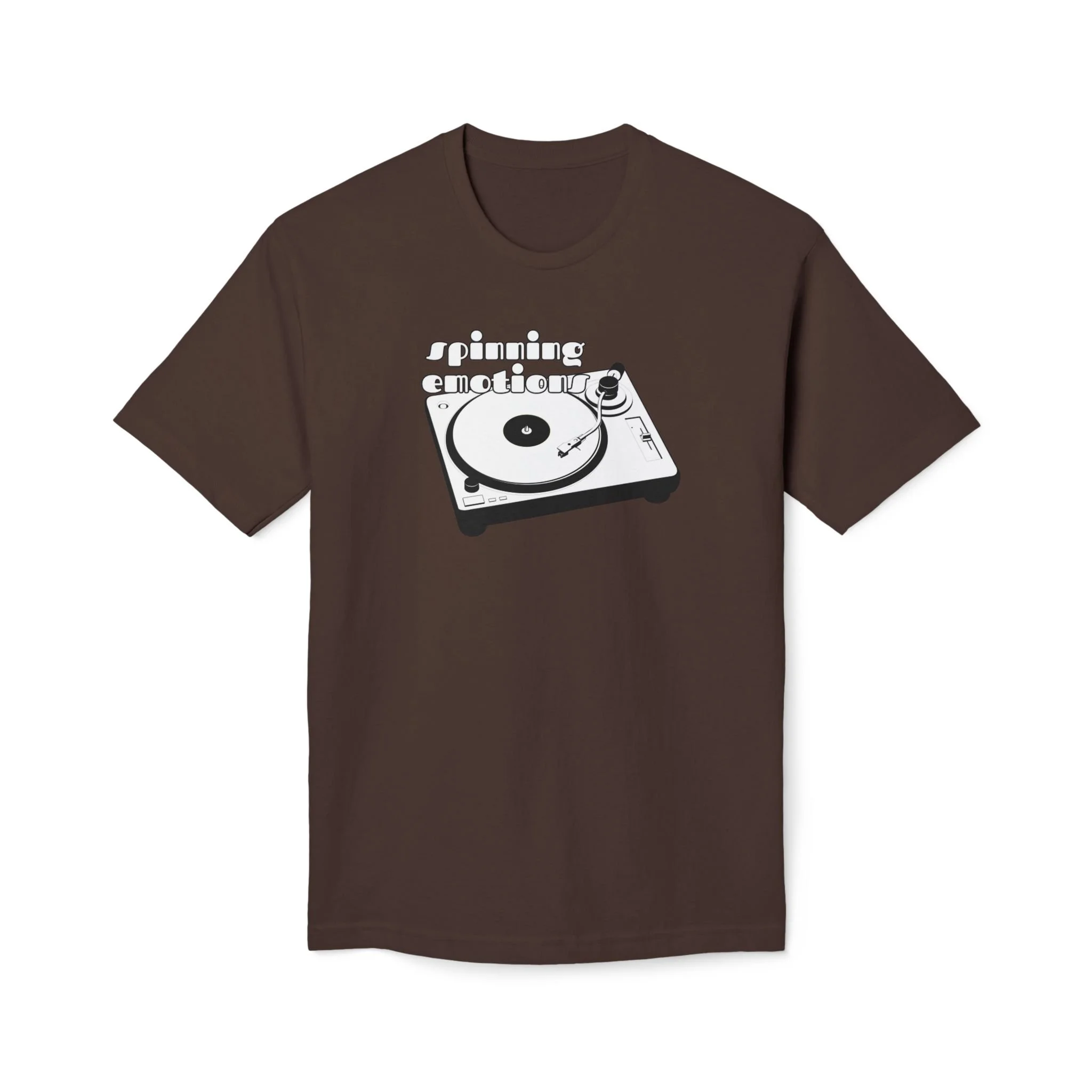Turntable Graphic T-Shirt — Vintage Vinyl Record Player Tee
