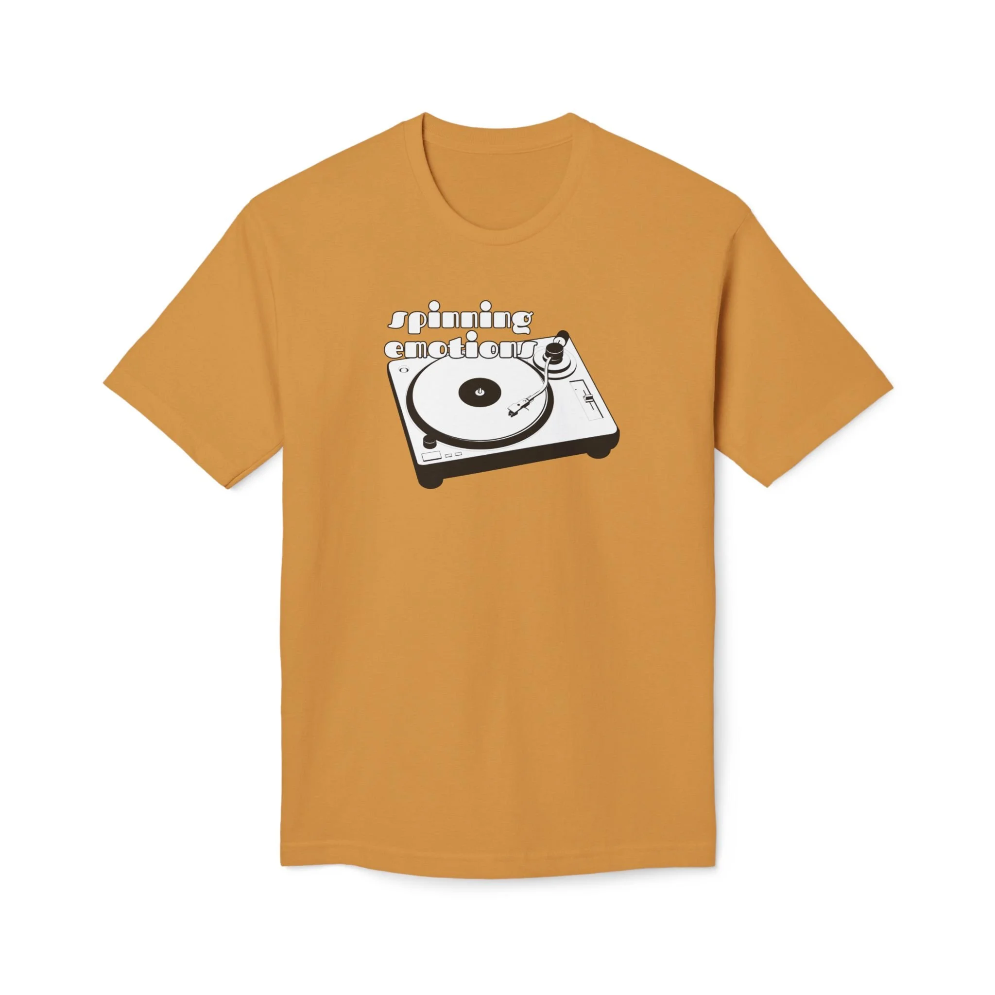 Turntable Graphic T-Shirt — Vintage Vinyl Record Player Tee