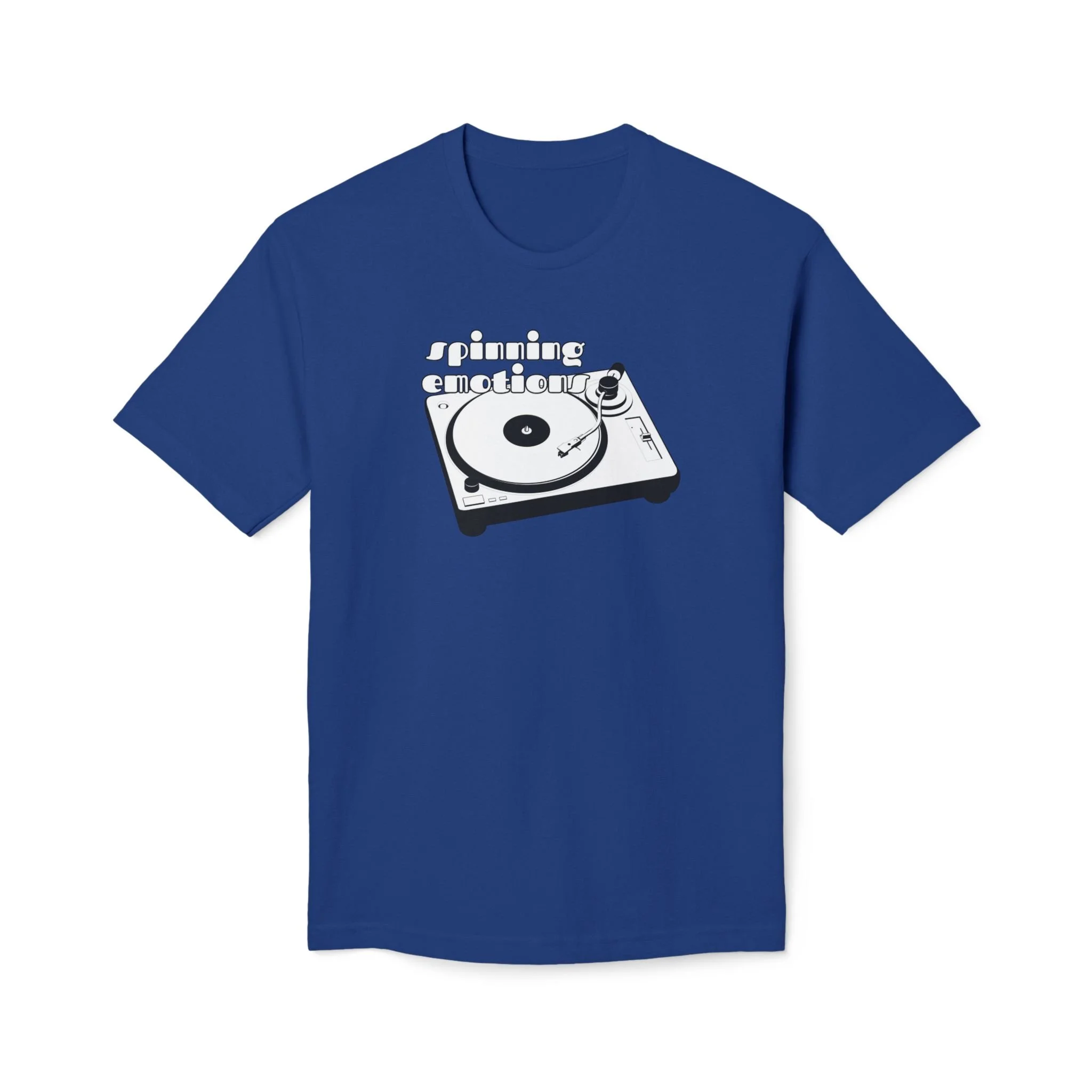 Turntable Graphic T-Shirt — Vintage Vinyl Record Player Tee