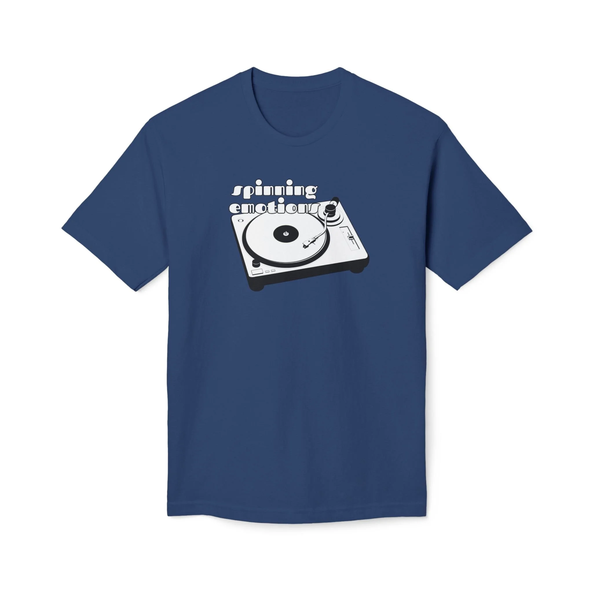 Turntable Graphic T-Shirt — Vintage Vinyl Record Player Tee