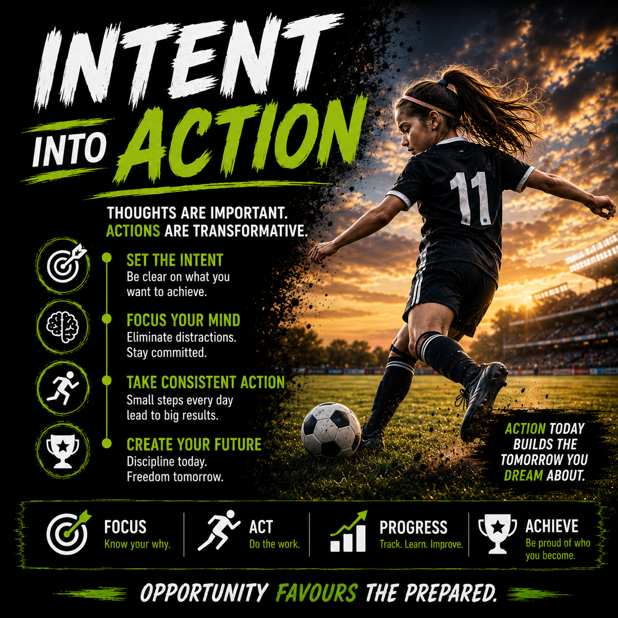 Turn Intention Into Action