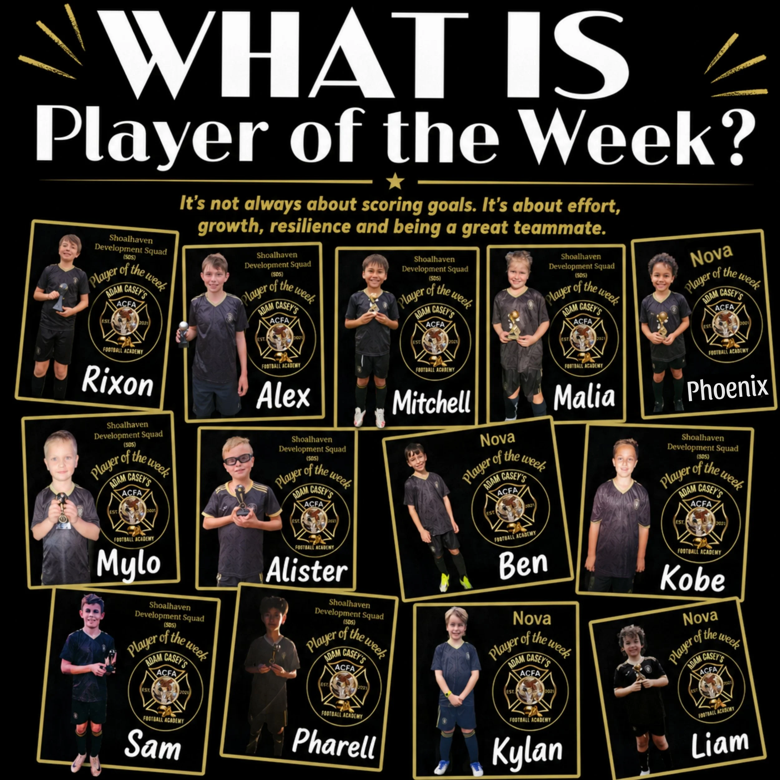 Player of the Week At ACFA
