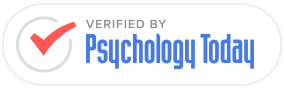Logo for Psychology Today with checkmark