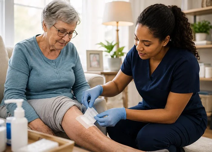 Safe senior toenail trimming service