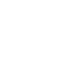 A simple, black cartoon illustration of a footprint.