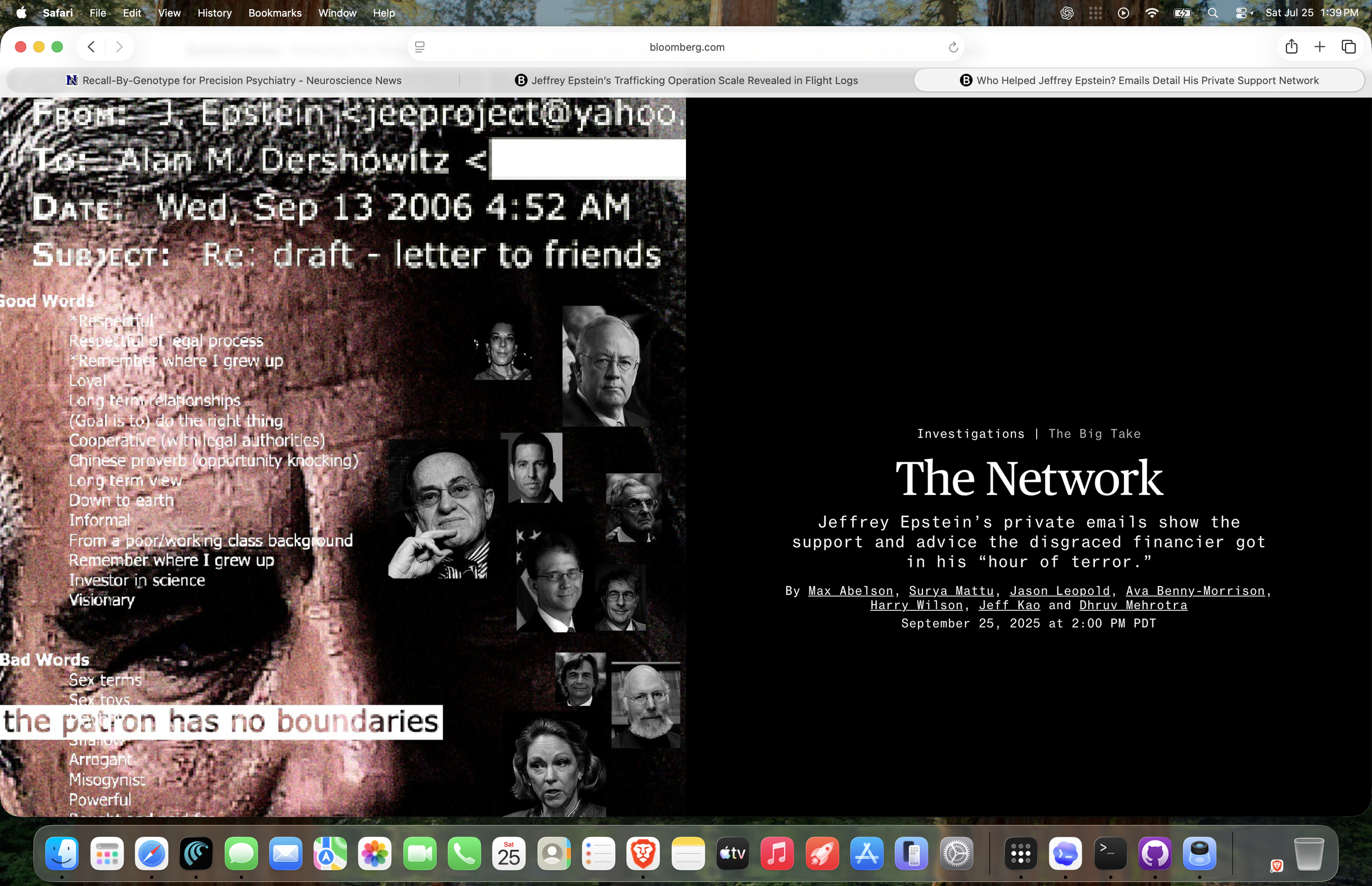 Epstein Network Web