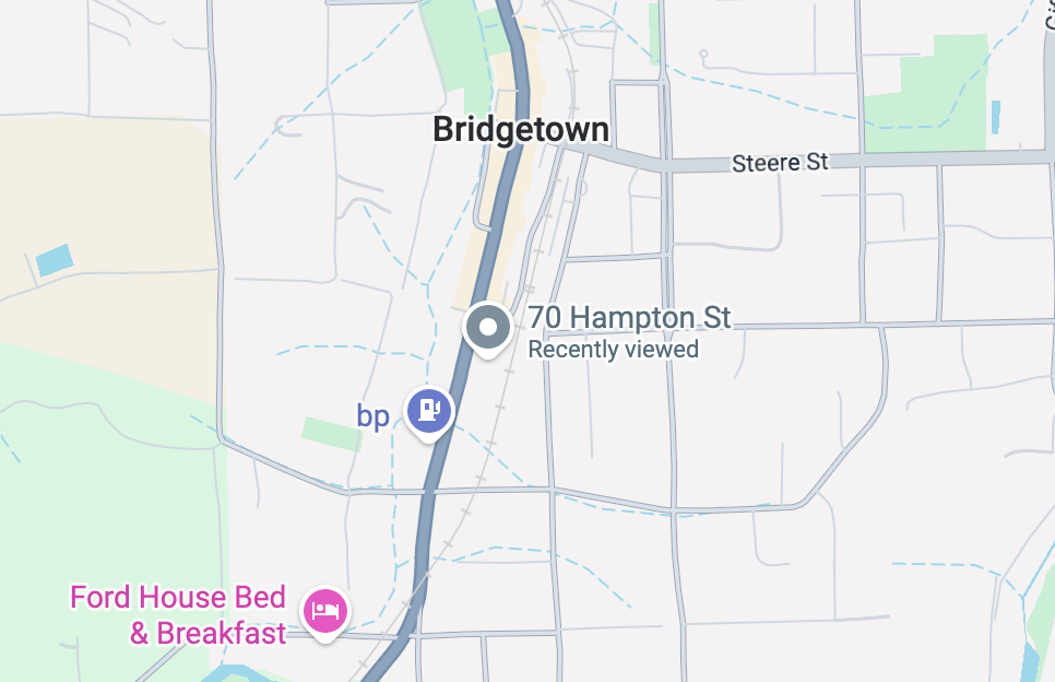 Bridgetown Showroom Map