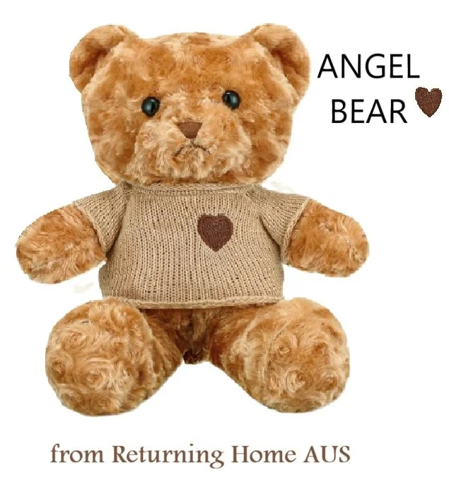 <3 Angel Memory Bears

These beautiful super soft bears are part of our new Angel Memory Bear offerings that have arrived at our store.

A beautiful way to keep a small amount of ashes or keepsakes safely tucked away in a soft bear to offer comfor