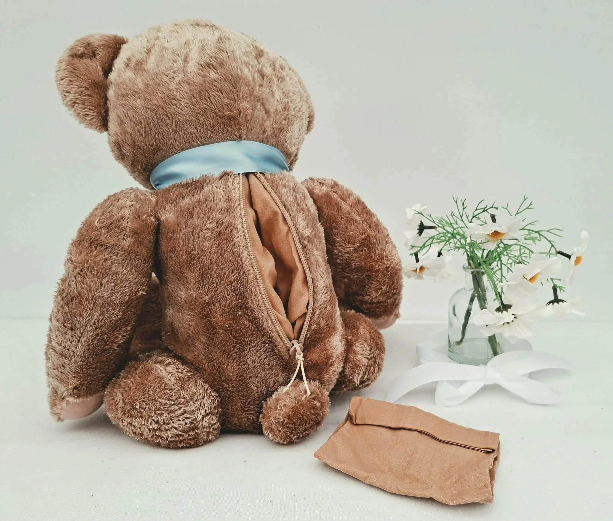 Sunflower+Memory+Bear+For+a+beloved+child%E2%80%99s+ashes.+Sunflower++Bear+has+storage+compartment+for+ashes+as+shown.jpg