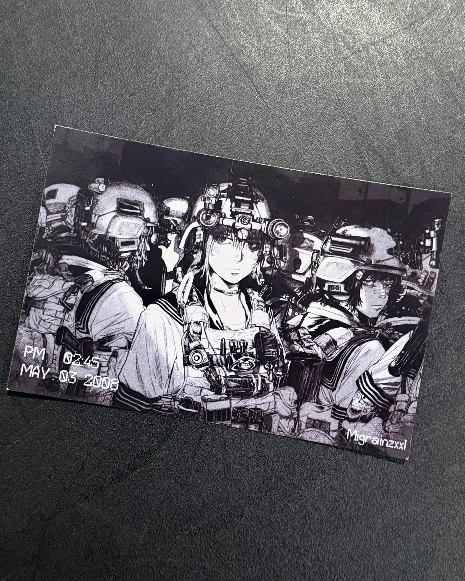 Raid Team Postcard