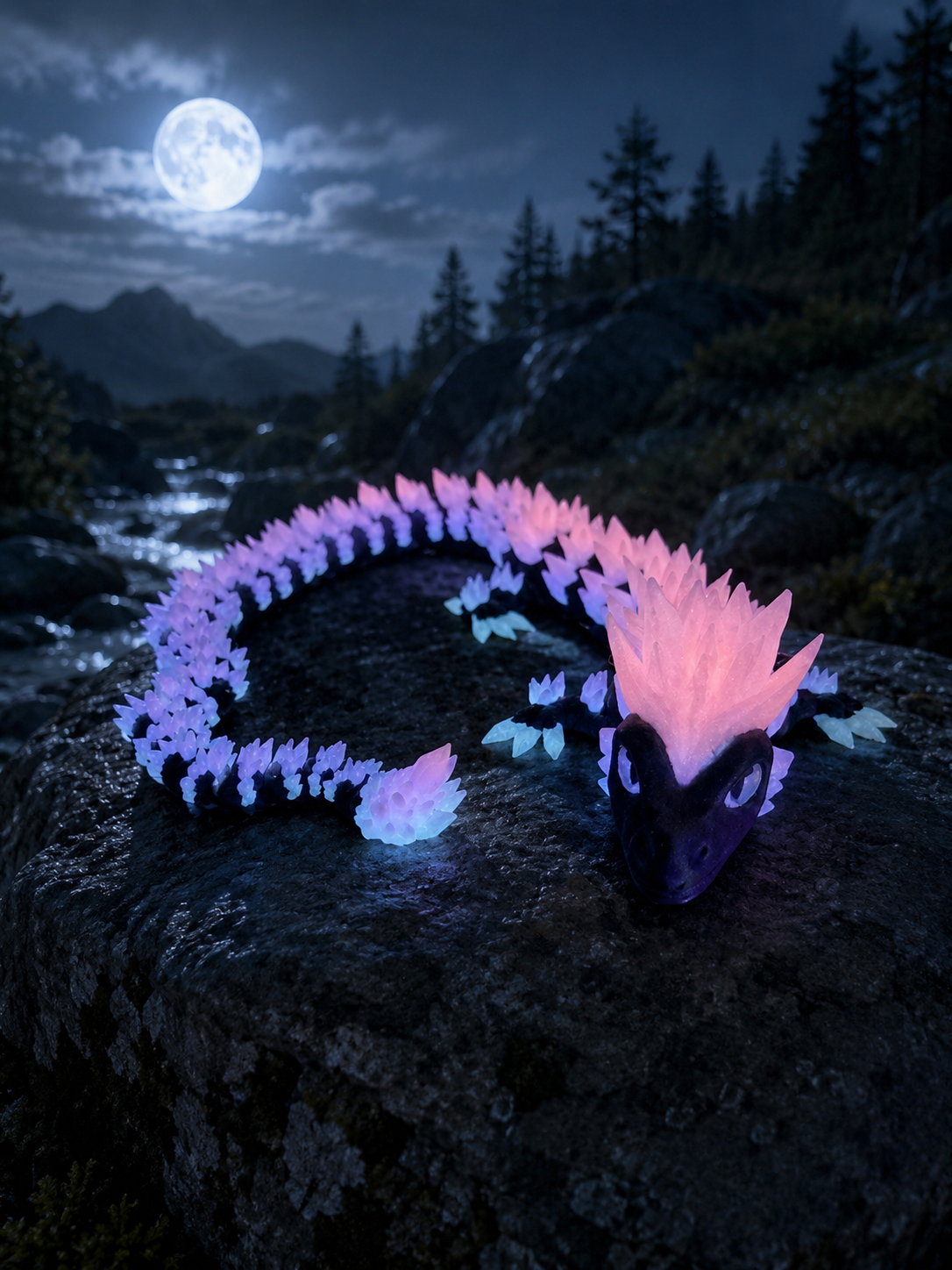 Articulated Crystal Dragon Fidget Toy