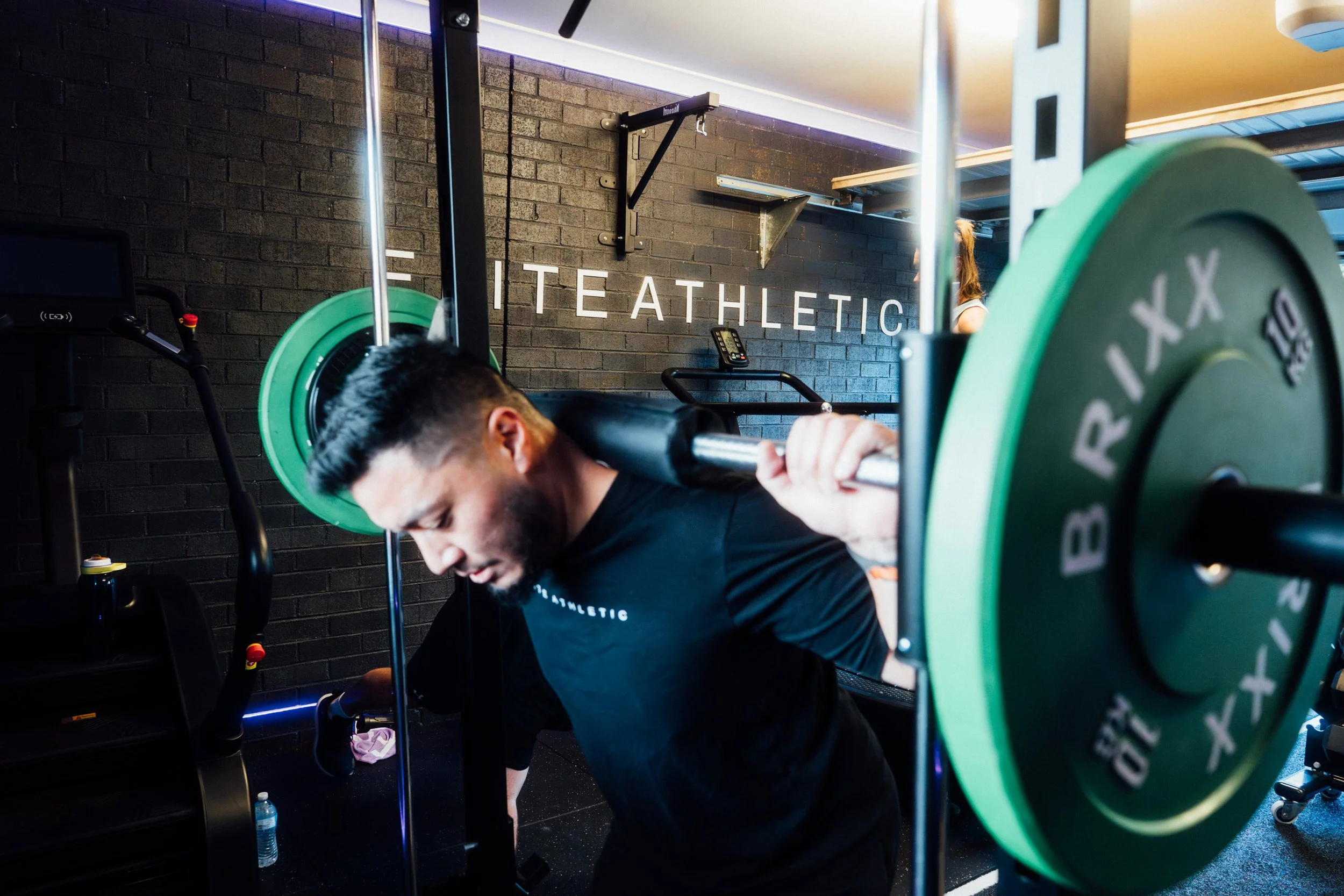 Elite Athletic coach Dane in the Hybrid Gym