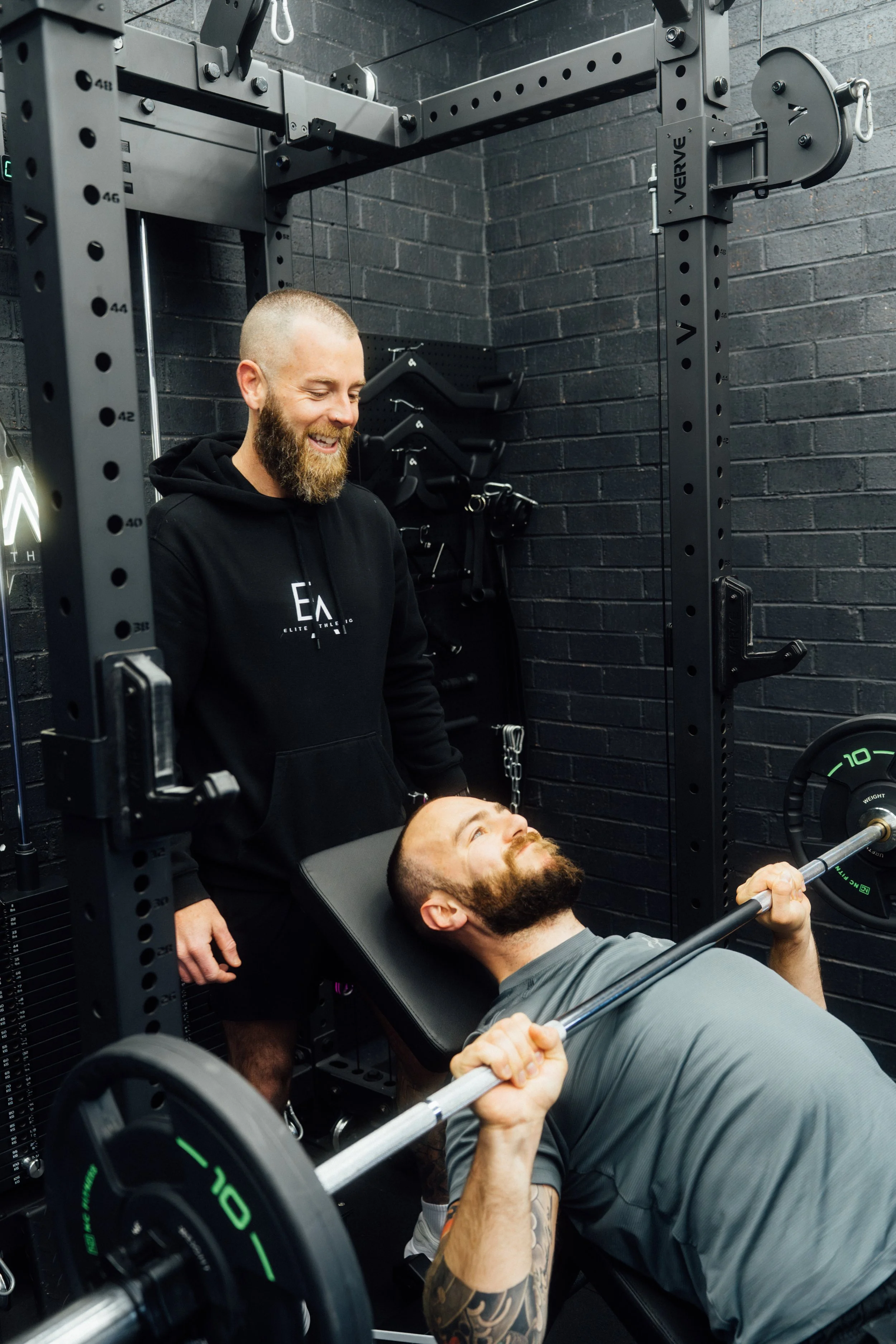 Members of Elite Athletic enjoying a Sunday Hybrid session